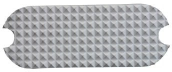 Euroriding Steigbügeleinlage 12cm Farbe Schwarz, Größe 12cm