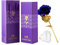 TINYOUTH Vergoldete Rose 24 Karat, Blau Golden Forever Rosen mit Geschenkbox & Ständer für Geburtstag Freundin Muttertag Hochzeit Weihnachten Jahrestag Erntedankfest