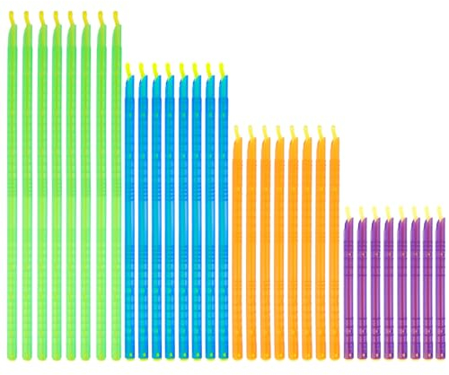 32PCS Clip de Scellage de Sacs,Bâtonnets de Clips de Scellage, pour les Sacs de Stockage de Nourriture, les Snacks pour Enfants et Plus Encore