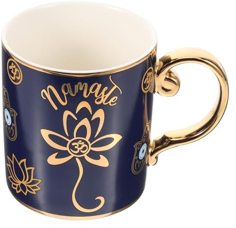 TOPBATHY Tazza da caffè Tazza da ufficio Bicchieri da acqua Tazza da caffè Tazza in ceramica Malocchio Tazza per acqua domestica Tazza per latte anti-scottatura Tazza da latte Tazza da latte Tazza in