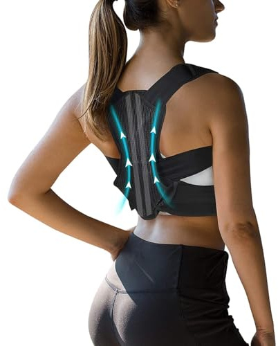 LAFUYSO Posture Corrector for Women and Men, Adjustable Back Brace, Support for Spine, Back, Neck, and Shoulders, Improves Posture and Relieves Pain