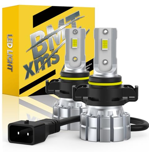 BMT xms Lampadina LED PSX24W 2504 LED, 20000LM 300% de luminosidad, Mini formato 1:1, 6500K Bianco, paquete de 2