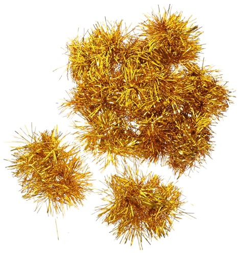 Healvian 12 Pezzi Pompon da Cheerleader da Polso Elastico, Pompon Riutilizzabili Plastica Lucida, Accessori Vivaci per Cheerleading, Danza e Competizioni Sportive