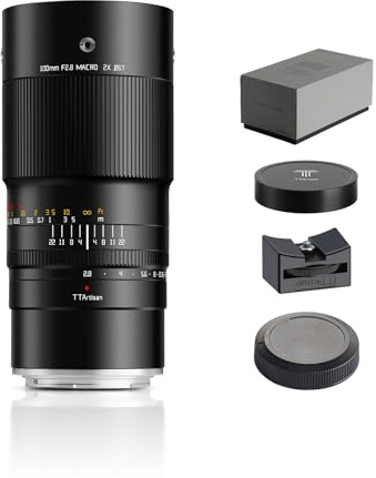 TTARTISAN Obiettivo macro da 100 mm f/2.8 per Canon RF, ingrandimento 2X, messa a fuoco manuale, obiettivi per fotocamera mirrorless (RF-Mount)