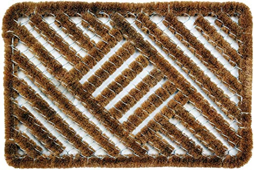 ID Mate 4060 L Classic Alfombra Felpudo Fibra Coco/Acero galvanizado Beige 60 x 40 x 2,8 cm