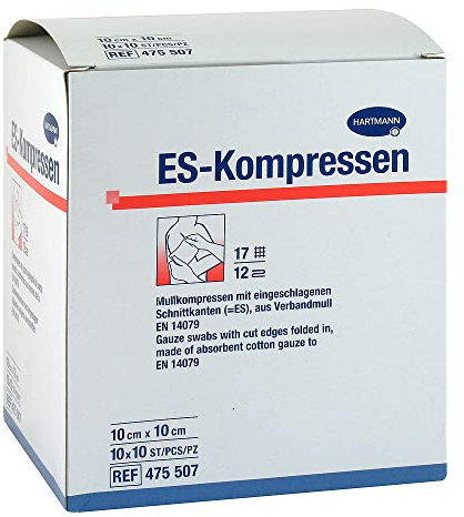 ES-Kompressen Steril 10x10 cm 8fach CPC Großpack.