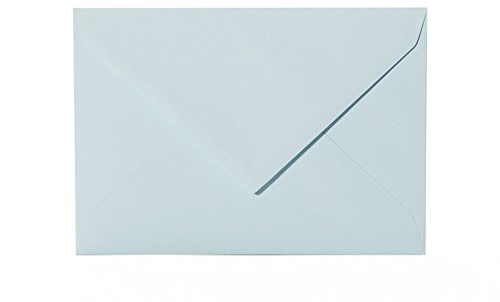 Paper24 25 Briefumschläge C6 Hellblau