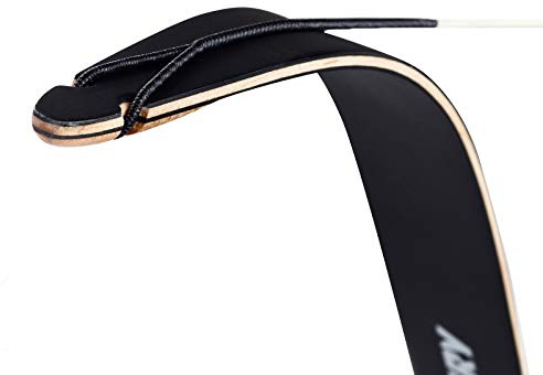 est-Archery Corde Pro Dacron pour Arc Recurve, Blanc avec Portion Noire (62)