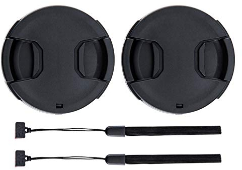 PROfezzion Tapa de Lente Frontal de 58 mm Lens Cap para Canon EOS 2000D 1300D 1200D 850D 800D 760D 750D 700D 650D 100D 200D 250D con Lente de Kit EF-S 18-55 mm & RF-S14-30mm F4-6.3 IS STM PZ(2 Pack)