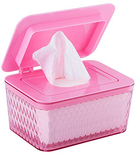 Feuchttücher-Box Baby Feuchttücherbox Mit Deckel Aufbewahrungsbox Für Feuchttücher Wiederverwendbare Nachfüllbare Feuchttücherbox Tragbare Reisetücher Spender Wischtaschen