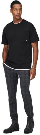 ONLY & SONS Herren Hose 22019887 Black 36-34