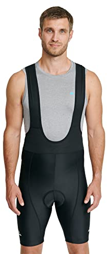 DANISH ENDURANCE Men’s Cycling Bib Shorts XXL Black/Black 1-Pack