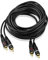 euroharry 5m RCA câble cinch 2 fiches à 2 fiches mâle cinch audio stéréo câble de subwoofer câble audio pour home cinéma, HDTV, amplificateurs, systèmes hi-fi, haut-parleurs