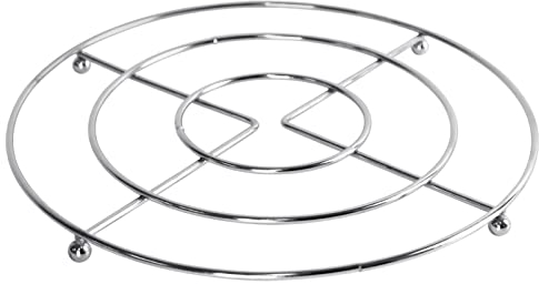 WE-STOCK Eleganter und funktionaler Untersetzer aus Edelstahl 20 cm – Ihr Verbündeter für Tischplatten