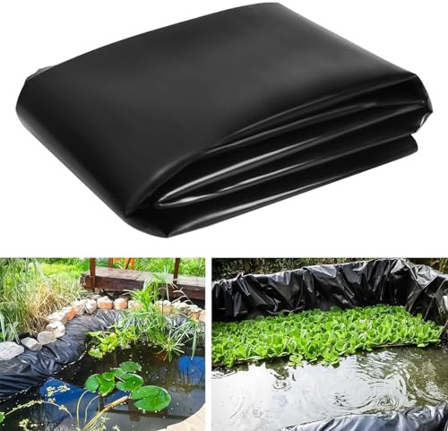 Telo Laghetto,0.5mm Spessore 2x3m Telo per Laghetto da Giardino,Grande Rivestimento per Laghetti,Fodera Per Laghetto,Telo per Laghetto per Laghetti,Laghetti,Laghetti,Giardini Acquatici,Fontane