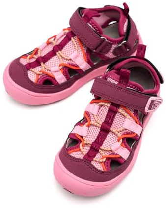Gioseppo HOGDON - Sandalias Californianas para Niña, Comodidad y Estilo, Diseño Podológico para el Cuidado del Pie, Correa Ajustable y Suela Antideslizante, Color Rosa, Talla 31