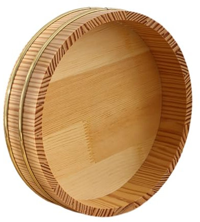 Genérico Cubo De Sushi Plato De Arroz Sushi Oke Para Mezclar Arroz Cesta Para Servir Pan Ok Japones Barril De Tazón De De Japonés Hangiri Ok De Madera