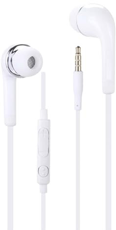 Auriculares compatibles con Honor Magic7 Lite de alta calidad de audio intraural de silicona ultra confort aislante de ruido con control de volumen y micrófono - Blanco