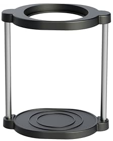 CERA+ Soporte para máquina de café expreso portátil, soporte antideslizante para mini cafeteras vertidas, soporte desmontable para café