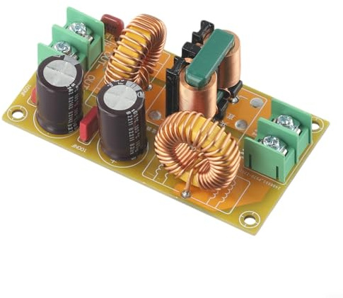 Filtro LC de fuente de alimentación de 10 A 20 A CC para supresión de interferencias electromagnéticas, circuitos CC de motocicleta automotriz (20 A)