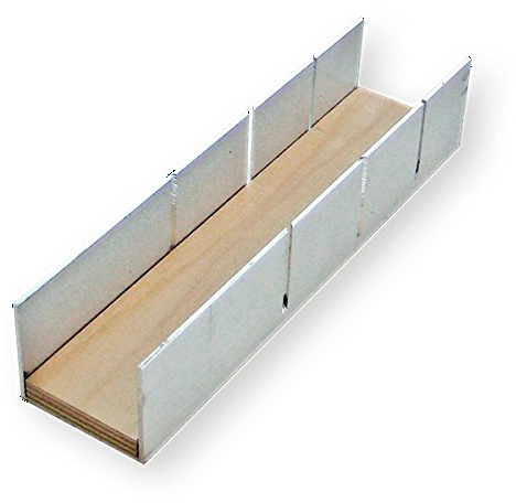 Kraftool Schneidlade Präzision, Alu, 245 x 65 x 55 mm