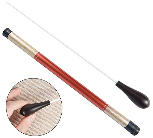 Music Baton Orchestra Baton wood Handle Music Conducting Baton (Black sandalwood Handle)