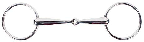 NETPROSHOP Edelstahl Wassertrense, Gebiss einfach gebrochen 11,5 und 12,5cm, Groesse:145