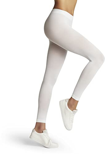 FALKE Femme Pure Matt 50 Den W Semi-opaques Unis Leggings, Blanc White 2209, M-L EU