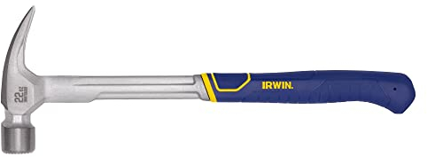 IRWIN Hammer, Rip Claw Hammer, Ergonomic Textured Grip, 22 OZ (IWHT51222)