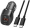 Caricabatteria/Caricatore Auto USB C compatibile con Samsung Galaxy S24/S23/S22/S20/S21/A55/A54/A53/A52,Google Pixel,Huawei,Xiaomi,iPhone 15/16.(38W,1M Cavo)