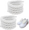 YIZWINS 1 par de Cordones Gruesos, Cordones de Cuerda Gruesos de primera calidad, Cordones Gordos para cordones de zapatos de bricolaje, para zapatillas de deporte, zapatos para correr