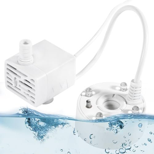Wpsagek Aquarium-Nebelmaschine, USB-Nebelmaschine,Zerstäuber Nebelmaschine Nebelmaschine Nebelmaschine | Ultraschall-Nebelgerät mit LED-Lichtern, Teichnebler, Nebelgerät, Nebelmaschine für