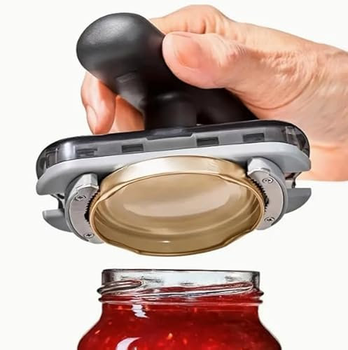 Easy Grip Jar Opener Tool - Effortless Jar Openers for Arthritis Hands and Elderly - UK Jar Opener for Weak Hands - Arthritis Aids - Ideal Lid and Bottle Opener Gadgets for Kitchen Use
