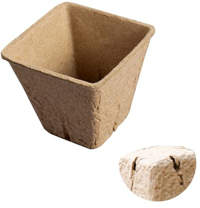 usefulbeauty Pots de culture de tourbe - Pots de culture pour d'intérieur - Kit de culture de avec bacs à germes et récipient à fleurs pour le jardinage