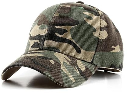 Yuannee Camouflage Baseball Cap,Army Boys Military Soldiers Sun Cap Unisex Camo Sun Hat Adjustable Outdoor Hat for Hunting Sports Camping Fishing Traveling Tennis Golf Outdoor Activities(Camouflage)