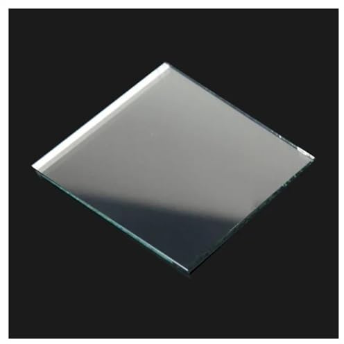 Optisk glaslins 2 stycken 24 x 20 mm reflekterande ytreflektor-kvadrat-optisk framyt-spegel tillbehör (2 mm)