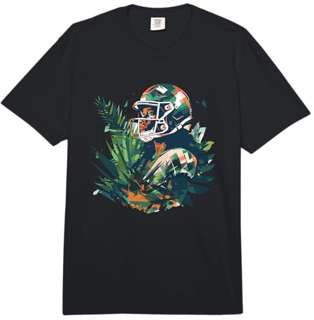 Football Americano Sport di Squadra per Ragazze Comfort Colors Adult Heavyweight T-Shirt
