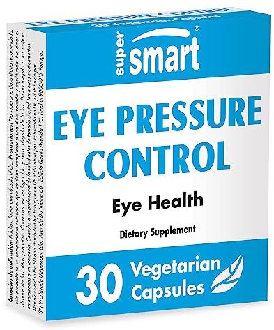 Supersmart - Eye Pressure Control - 100% Naturel - Extrait de Myrtille et d'Écorce du Pin Maritime des Landes - Contribue à Optimiser la Santé des Yeux | Sans OGM - 30 Capsules Végétariennes