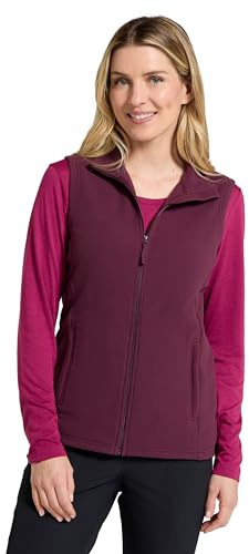 Mountain Warehouse Camber Womens Soft Lightweight Gilet | Ladies Microfleece Bodywarmer with Side Pockets, Sleeveless Thermal Vest for Warmth & Comfort, For Winter, Autumn & Layering