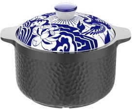 Heavy Duty Claypot - Replaces both a dutch oven and stock pot (4.5 Quart)