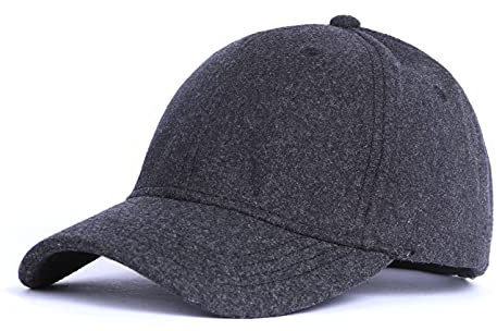Zylioo XXL Winter Basecap Großen Kopf, Fleece Running Cap, Warme Wolle Kappe Baseballkappe
