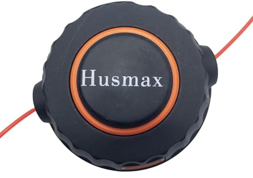 Husmax P25 tryckmatningshuvud för McCulloch 531025001 HDO001 Husqvarna ogräsätare Jonsered Poulan Pro RedMax hantverkare ogrässkärare Flymo Partner (svart P25 trimmerhuvud)