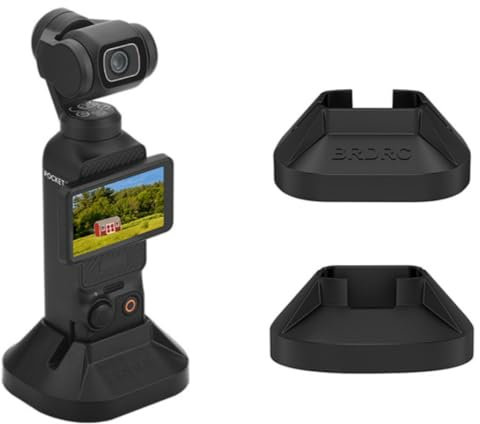 XBERSTAR Supporto per fotocamera Base di supporto per DJI OSMO Pocket 3 Staffa stabile da tavolo Adattatore di supporto antiscivolo Supporto per fotocamera Gimbal Accessori per fotocamera