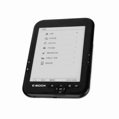 Ereader, BK6006 1024 * 768 High Definition Flexible Ink Screen Ereader E-Reader Ebook With 4G Digital Reading for Reading Enthusiasts (16GB)