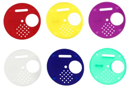Yardenfun Dischi Ingresso Rotondi 36 Pezzi in Plastica per Apicoltura, Strumenti per Controllo Uscita Api e Ventilazione Arnie, Accessorio per Apicoltori Colore Casuale