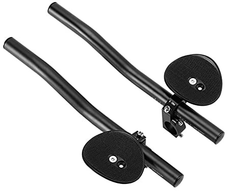 aqxreight Rest Handlebars Adjustable Triathlon Handlebars Cycle TT Bars for Road Bike Mountain Bike Low Grip Duarability Lightweight Pressure and Hand