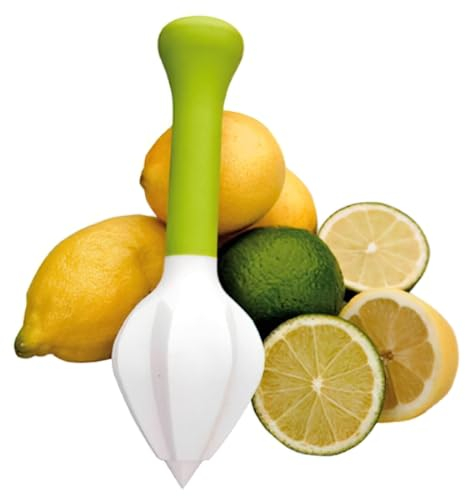 IBILI Manueller Entsafter EXPRIMIDOR Manual, Stainless Steel, Bianco/Verde, 0.79 Inches