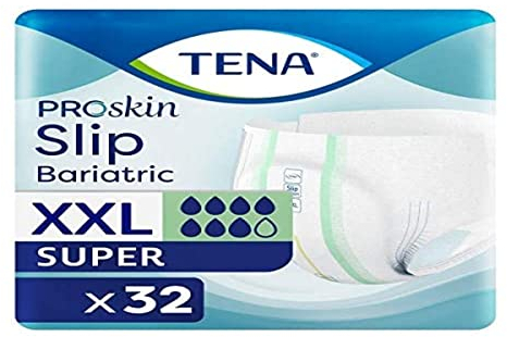 TENA 61490 Stretch Inkontinenzslips für Inkontinenz, Größe XXL, 32 Stück