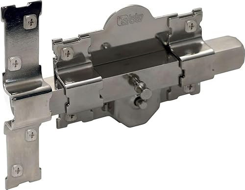 BTV - Cerradura de Sobreponer Classic Panther - Alta Seguridad, Cilindro de 50mm + Cilindro Adicional - Acabado Cromado - Caja 1 ud.