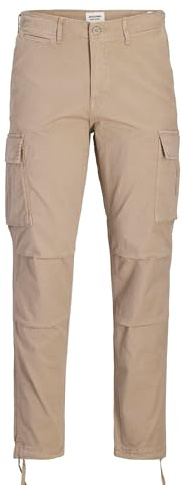 JACK & JONES Herren Cargohose Jpstace Jjtucker AMA Noos, Dune/Detail:solid, 31W / 34L